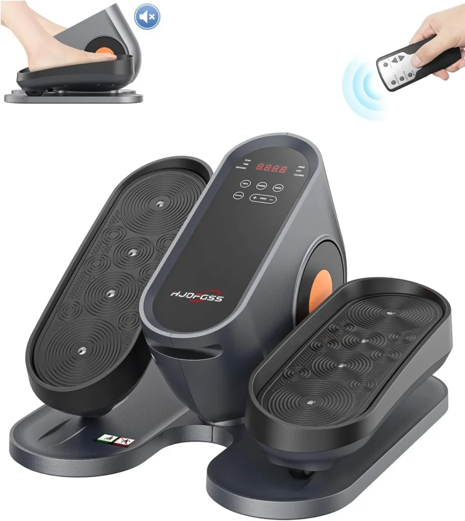 HJDFGSS Under Desk Elliptical Leg Exercise Machine