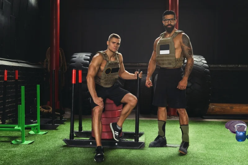 running with weighted vest