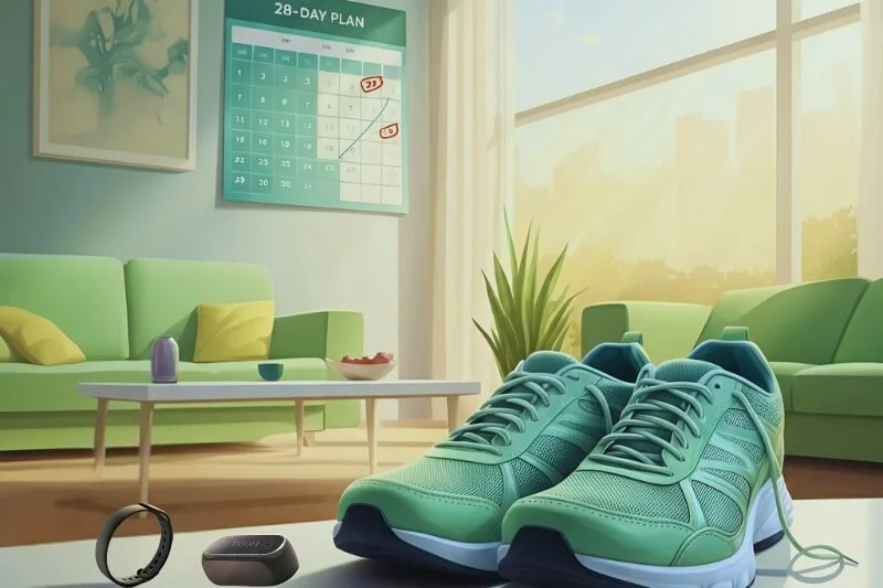 28 day indoor walking challenge