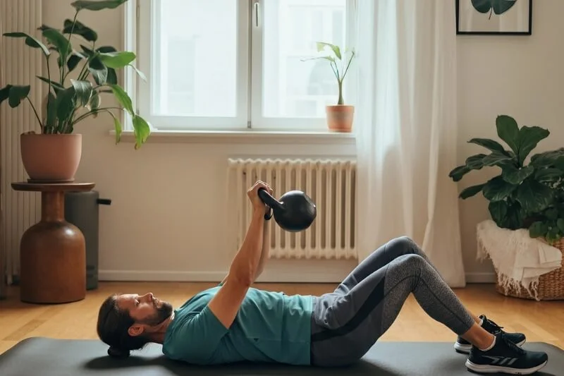 kettlebell chest workout